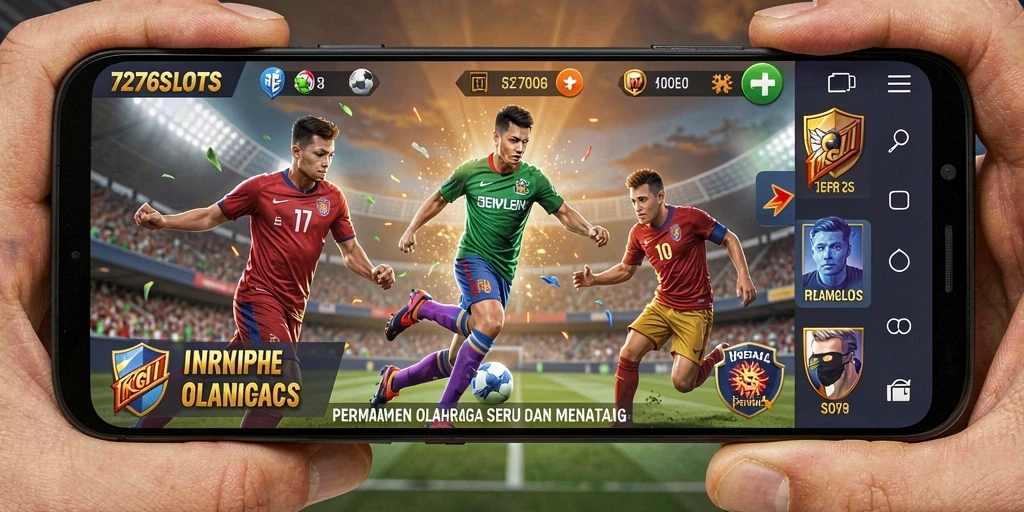 Tampilan menarik dari gameplay <strong>7276SLOTS</strong> dalam olahraga yang seru.