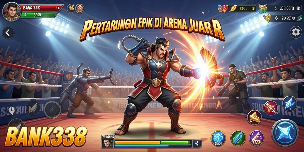 Gameplay intens dalam pertarungan epik BANK338.