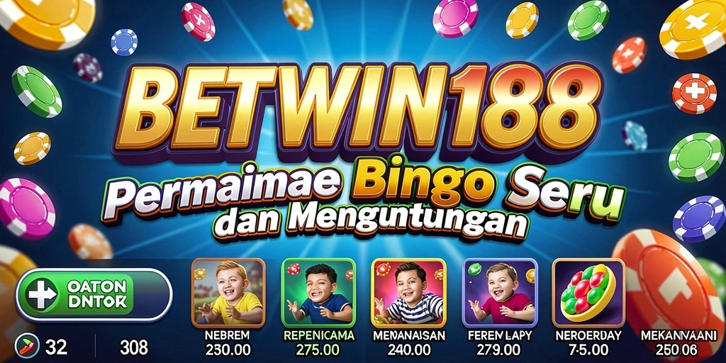 Gameplay seru di BETWIN188 menampilkan keseruan permainan Bingo.