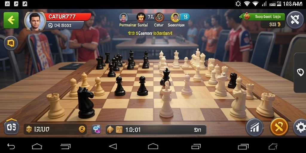 Tampilan gameplay CATUR777 yang menarik dan menantang.