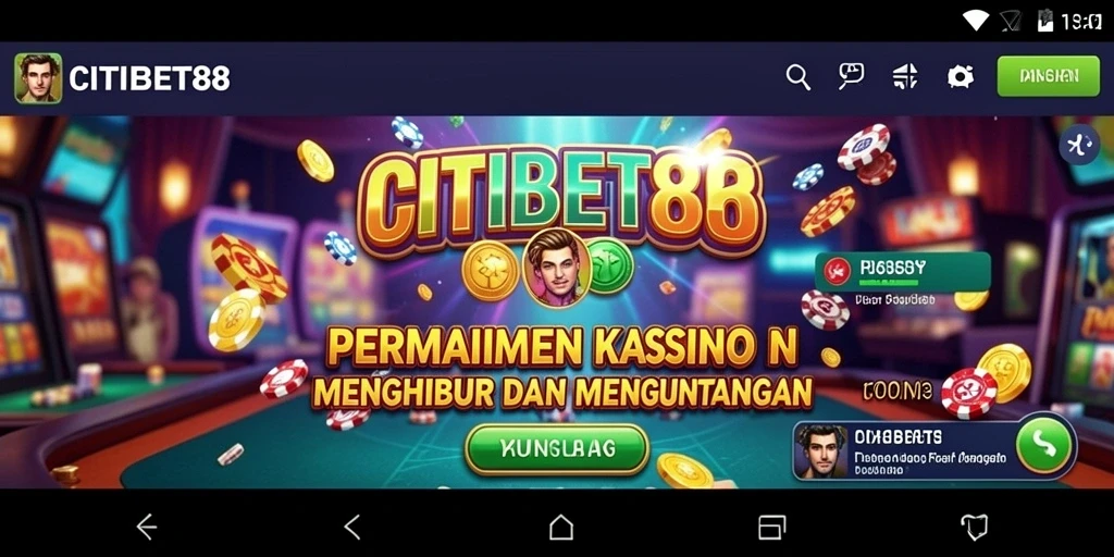 Gameplay seru dari CITIBET88 yang penuh dengan aksi Kasino.