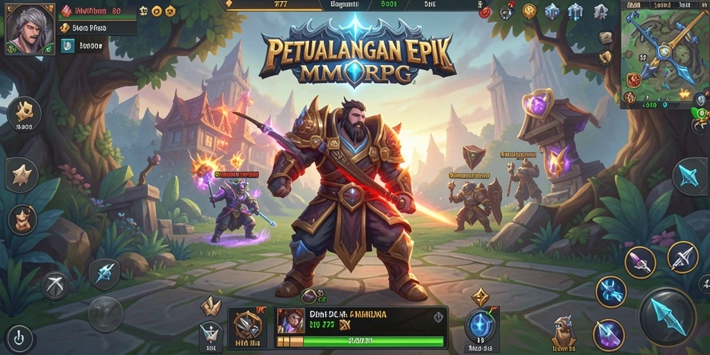 Tampilan gameplay menakjubkan dari HW777 dengan pertarungan dinamis.