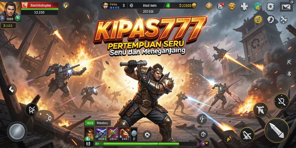 Tampilan gameplay KIPAS777 yang mendebarkan saat pertempuran.