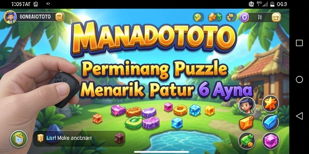 Screenshot dari gameplay MANADOTOTO yang mendebarkan dan menantang.
