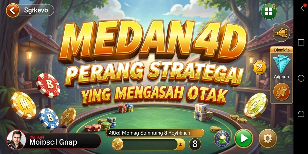 Tampilan gameplay MEDAN4D yang mendebarkan dan strategis.