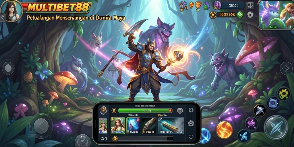 Screenshot gameplay MULTIBET88 menampilkan petualangan yang seru dan menantang.