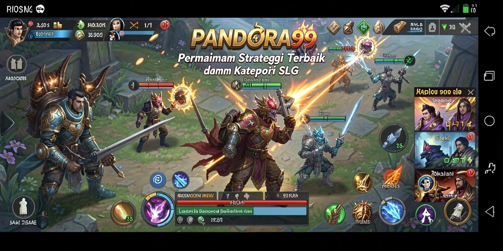Tangkapan layar gameplay PANDORA99 menampilkan aksi strategi mendebarkan.