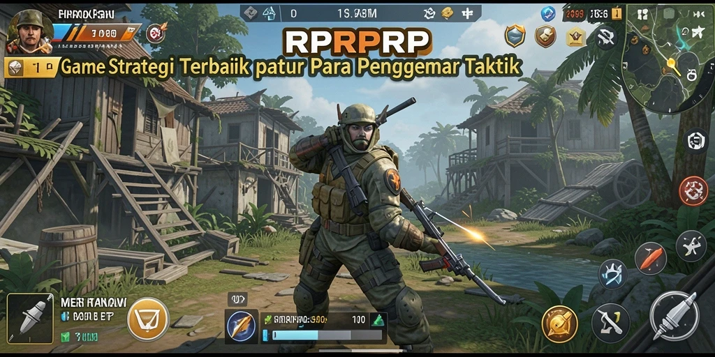 Tampilan gameplay menegangkan dengan taktik yang mendalam.