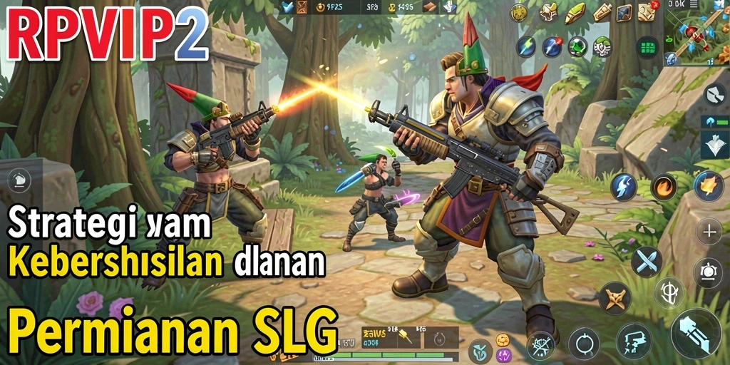 Tampilan gameplay RPVIP2 yang menampilkan strategi dan pertempuran epik.