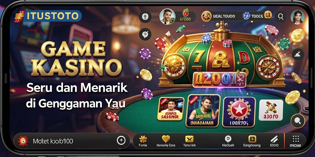 Gameplay seru di SITUSTOTO yang menampilkan berbagai permainan Kasino.