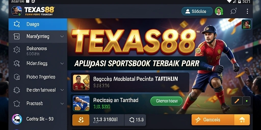 Tampilan gameplay Sportsbook yang menarik dan interaktif di TEXAS88.