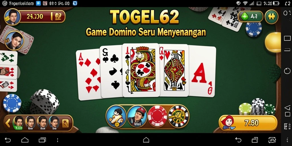 Screenshot gameplay TOGEL62 yang menunjukkan suasana permainan Domino.