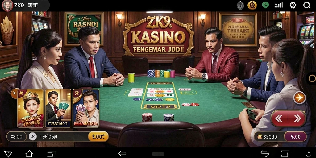 Tampilan gameplay menarik dari ZK9, aplikasi Kasino yang mengasyikkan.
